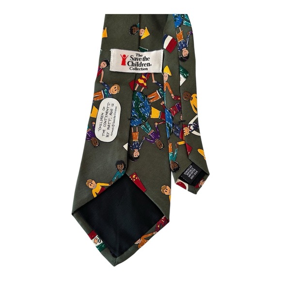 Save The Children Men's Neck Tie‎ 60" - Picture 2 of 3